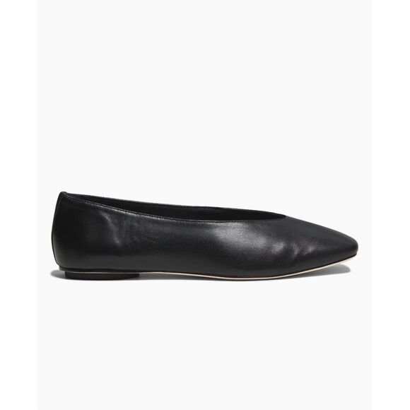 Reformation Prudence Leather Ballet Flats Size 10 $228 - Picture 2 of 11